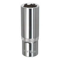 Sealey WallDrive Socket 15mm Deep 3/8"Sq Drive Fully Polished SP3815D