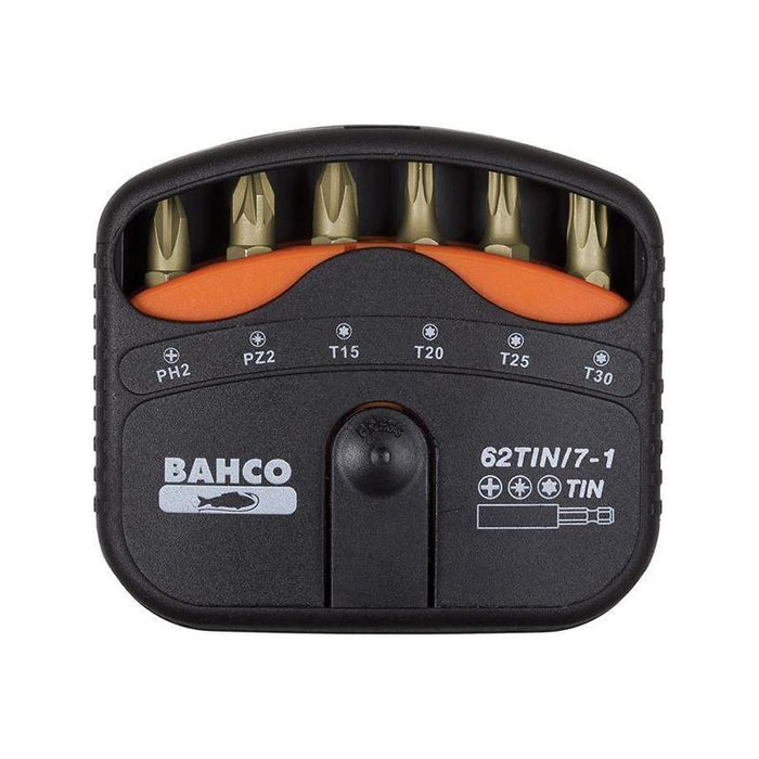 Bahco 62TIN/7-1 TiN Bit Set, 7 Piece Bahco - Town Tools