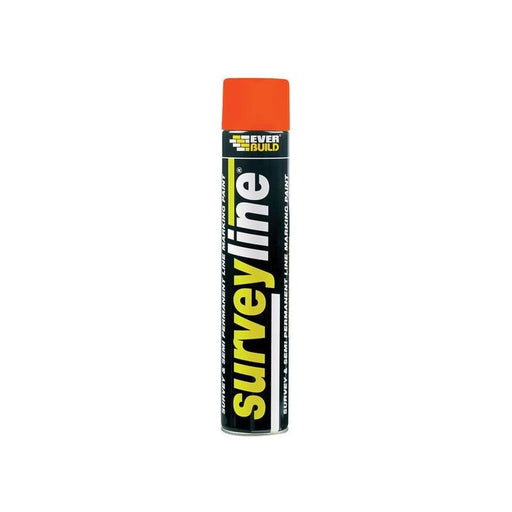 Everbuild Sika Survey Line® Marker Spray Orange 700ml Everbuild Sika - Town Tools