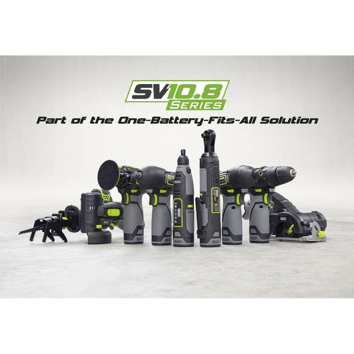 Sealey 5 x SV10.8 Series Cordless Combo Kit 10.8V - 2 Batteries CP108VCOMBO7 Sealey - Town Tools 
