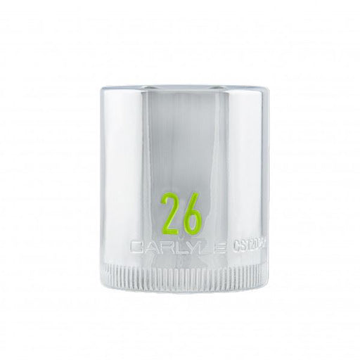 Carlyle Tools 1/2 Drive 26mm 6 Point Chrome Socket - image 1
