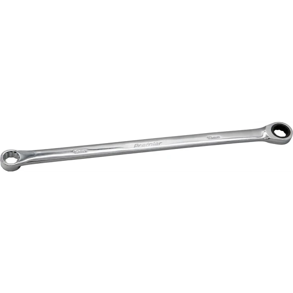 Sealey Extra-Long Double Ring Ratchet/Fixed Spanner 19mm (72T)