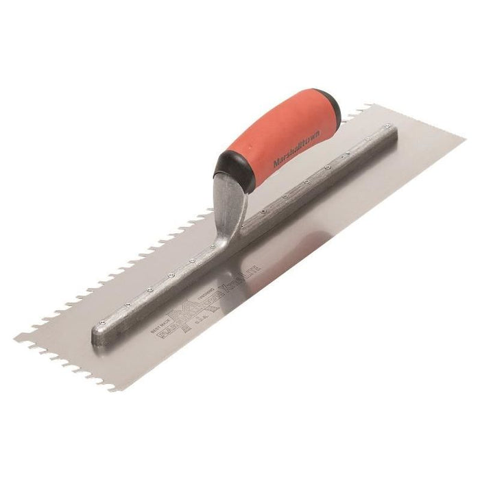 Marshalltown LayFlat 13mm Notch Trowel 16 x 4in Marshalltown - Town Tools