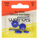 Wot-Nots Number Plate Caps & Screws Blue - Pack Of 2 Pearl - Town Tools 