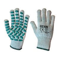 Scan Vibration Resistant Latex Foam Gloves - M (Size 8)