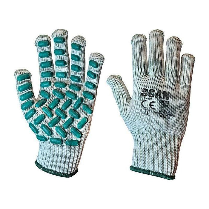 Scan Vibration Resistant Latex Foam Gloves - M (Size 8) Scan - Town Tools