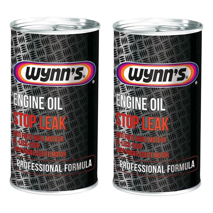 2x Wynns Professional Formula Engine Oil Stop Leak Treatment Additive 325ml Wynns - Town Tools 