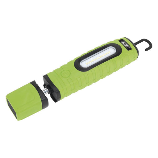 Sealey Rechargeable 360 Inspection Light 16 SMD & 3W SMD LED Green 2 x Lithium-i Sealey - Town Tools 