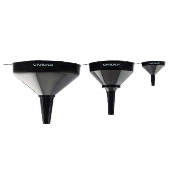 Carlyle Tools Funnel Set Fixed Spout - 3Pc