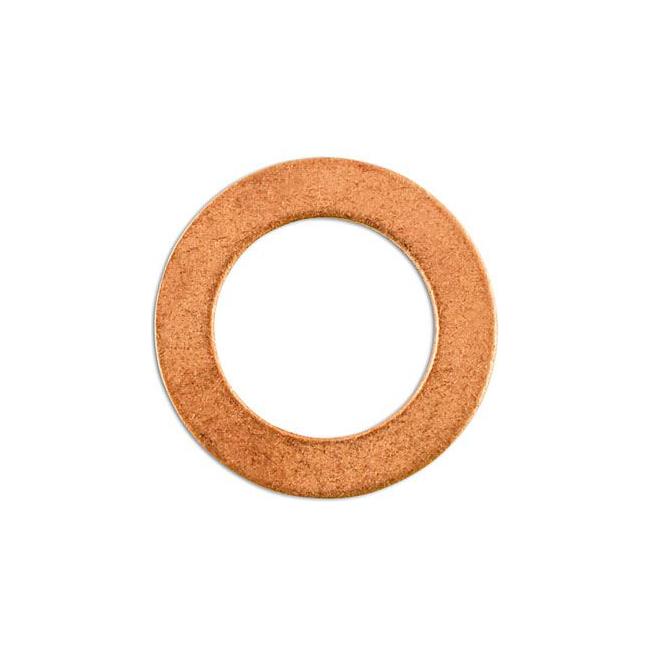 Connect Sump Plug Washer, Copper 16.3 x 25 x 2mm 50pc 31715 Tool Connection - Town Tools 