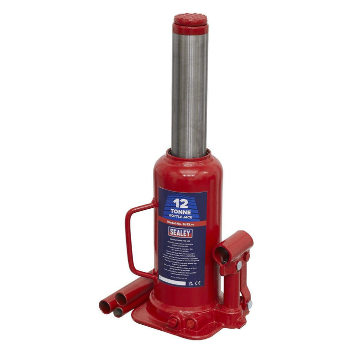 Sealey Bottle Jack 12 Tonne SJ12 Sealey - Town Tools 