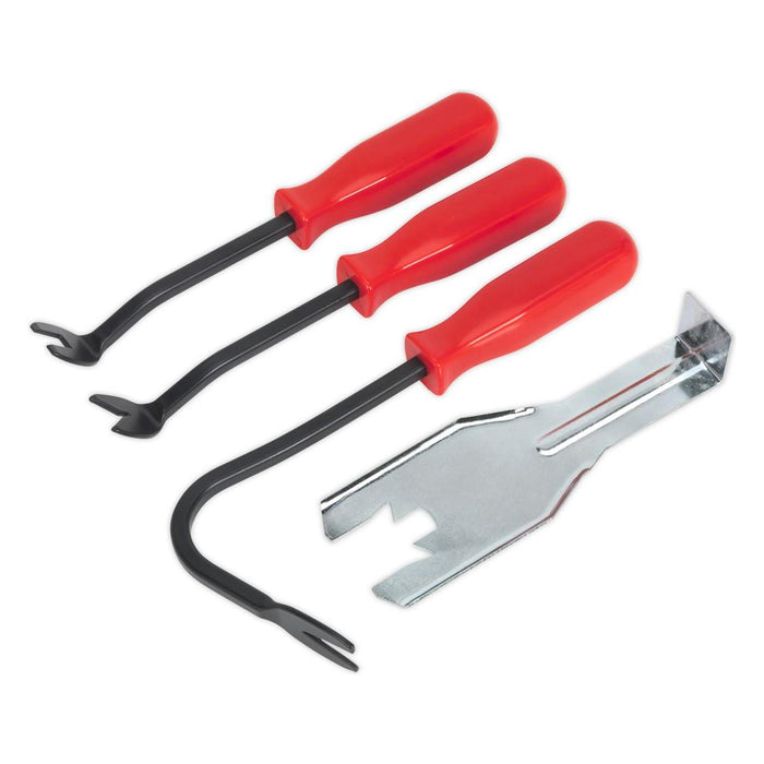 Sealey Trim Clip Removal Set 4pc TR010 Sealey - Town Tools 