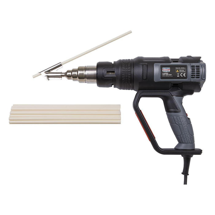 Sealey Plastic Welding Kit including HS102 Hot Air Gun HS102K Sealey - Town Tools 