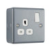 Masterplug Metal Clad Switched Socket 1-Gang 13A Masterplug - Town Tools