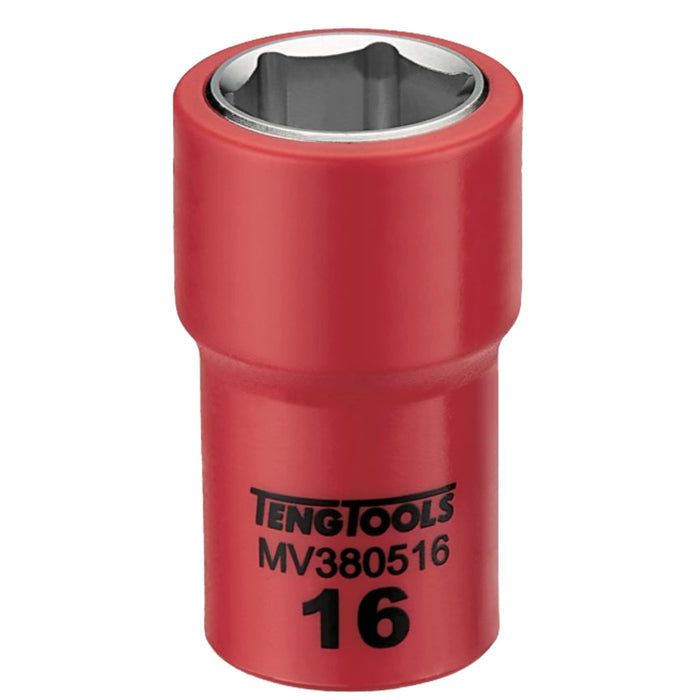Teng Tools 3/8" Insulated Socket 16mm Teng Tools - Town Tools 