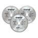 Trend CraftPro Table Saw Blade 250 x 30mm x 48T/60T/84T (Pack 3) Trend - Town Tools