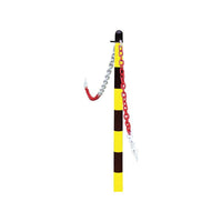Faithfull Plastic Post for Chain - Yellow / Black