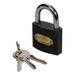 Silverline Iron Padlock 50mm Silverline - Town Tools 