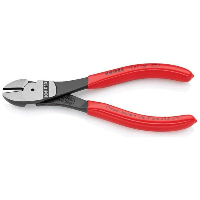 Knipex High Leverage Diagonal Cutters PVC Grips 160mm Knipex - Town Tools