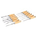 Silverline Wood Carving Set 12pce 200mm Silverline - Town Tools 