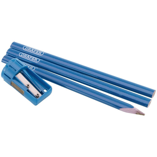 Draper Dispenser of Carpenter's Pencil and Sharpener Sets (12 Piece) Draper - Town Tools