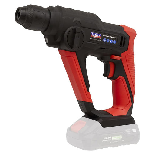 Sealey Rotary Hammer Drill 20V SV20 Series SDS Plus Body Only CP20VSDS Sealey - Town Tools 