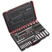Sealey Premier Platinum Premier Platinum Socket Set 1/4" & 1/2"Sq Drive 108pc Sealey Premier Platinum - Town Tools 
