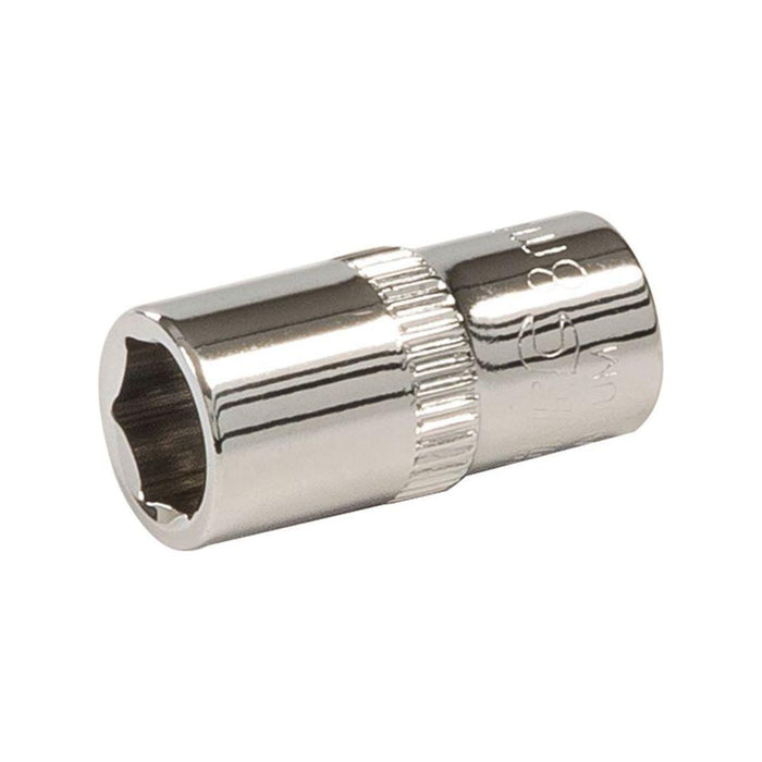 Silverline Socket 1/4" Drive 6pt Metric 8mm Silverline - Town Tools 