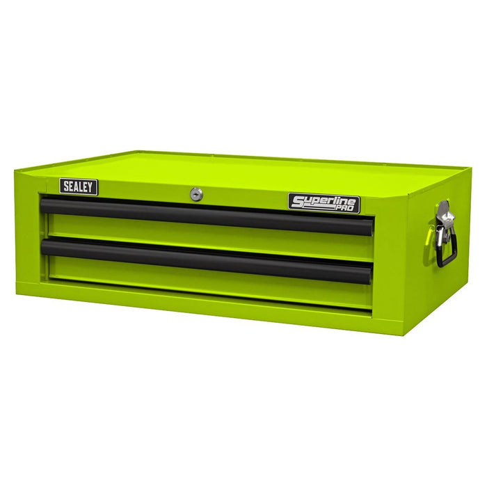 Superline Pro Superline PRO Mid-Box Tool Chest 2 Drawer - Green/Black Superline Pro - Town Tools 