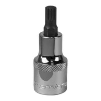 Sealey Spline Socket Bit M8 1/2"Sq Drive SBS013