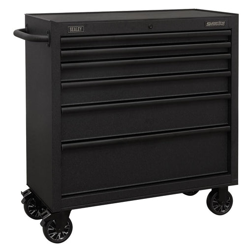 Sealey Rollcab 6 Drawer 915mm with Soft Close Drawers AP3606BE Sealey - Town Tools 