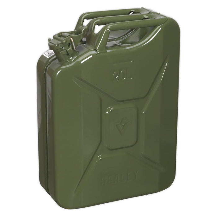 Sealey Jerry Can 20L Green JC20G Sealey - Town Tools 