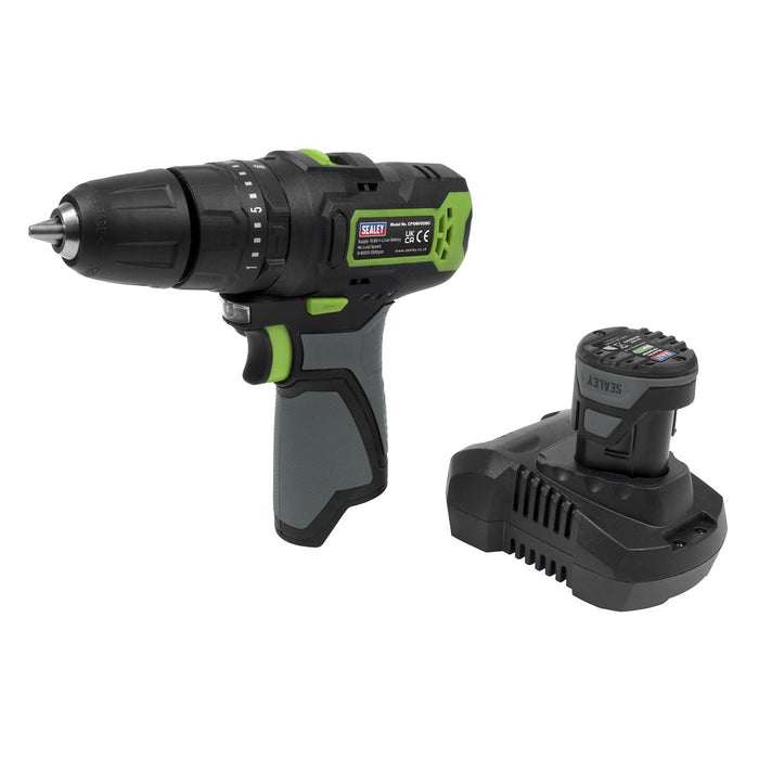 Sealey SV10.8 Series 10mm Cordless Combi Drill 10.8V - Body Only CP108VDDBO Sealey - Town Tools 