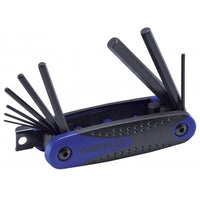 Carlyle Tools Hex Key Set - Folding Short - Metric