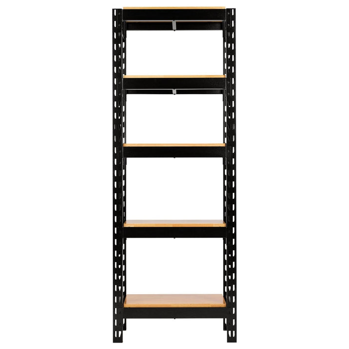 Bunker 22 Piece Modular 5 Tier Racking with Hardwood Shelving, 750mm Draper - Town Tools