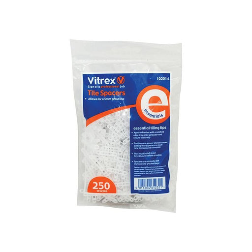 Vitrex Essential Tile Spacers 5mm (Pack 250) Vitrex - Town Tools