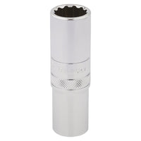 Draper HI-TORQ 12 Point Deep Socket, 1/2" Sq. Dr., 17mm 33735
