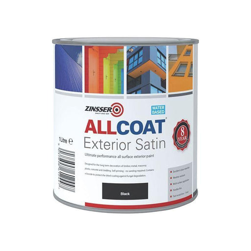 Zinsser AllCoat® Exterior Black 1 litre Zinsser - Town Tools