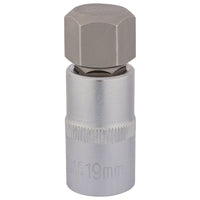Draper Hexagonal Socket Bits, 1/2" Sq. Dr., 19mm 16305
