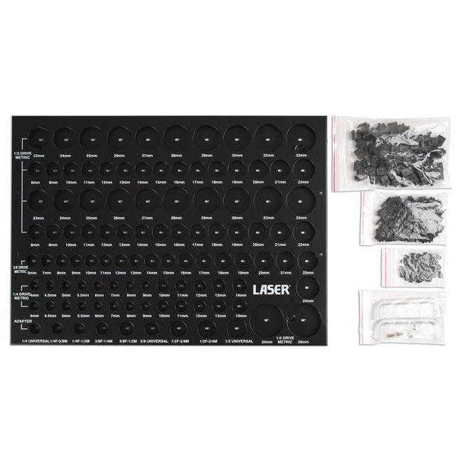 Laser Socket Drawer Organiser 6963 Laser - Town Tools 