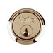 Yale Locks P1109 Replacement Rim Cylinder & 6 Keys Polished Brass Finish Visi Yale Locks - Town Tools