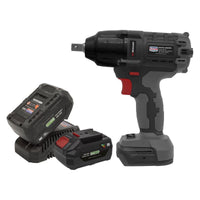 Sealey Brushless Impact Wrench Kit 1/2"Sq Drive 700Nm 20V SV20 Series 2 Batterie