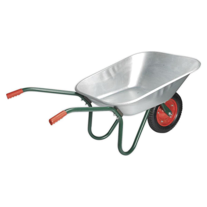 Sealey Wheelbarrow 65L Galvanized WB65 Sealey - Town Tools 