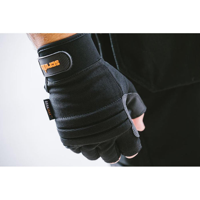 Scruffs Trade Fingerless Gloves Black L / 9 Scruffs - Town Tools 