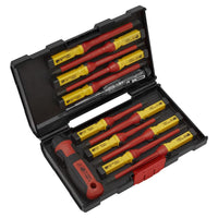 Sealey Screwdriver Set 13pc Interchangeable VDE Approved AK6128