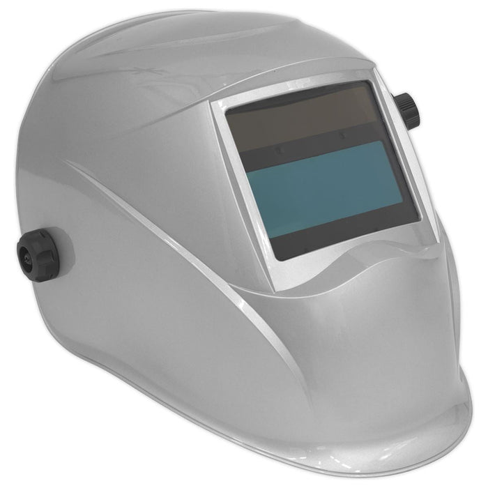 Sealey Welding Helmet Auto Darkening Shade 9-13 Silver PWH613 Sealey - Town Tools 