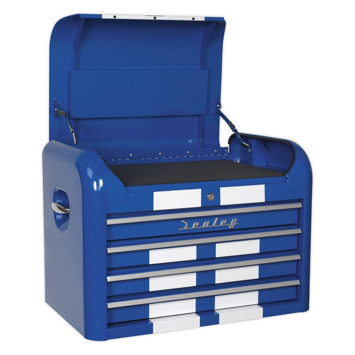 Premier Retro Style Topchest Mid-Box Tool Chest & Rollcab Combination 10 Drawer Sealey Premier - Town Tools 