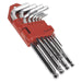 Sealey Ball-End Hex Key Set 10Pc Long Fully Polished Metr Sealey - Town Tools 