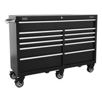 Sealey Rollcab 11 Drawer 1430mm Heavy-Duty Black PTB143011