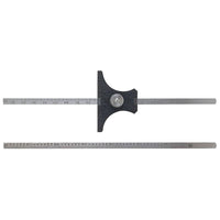 Moore & Wright Reversible Base Depth Gauge Metric/Imperial 0-6in